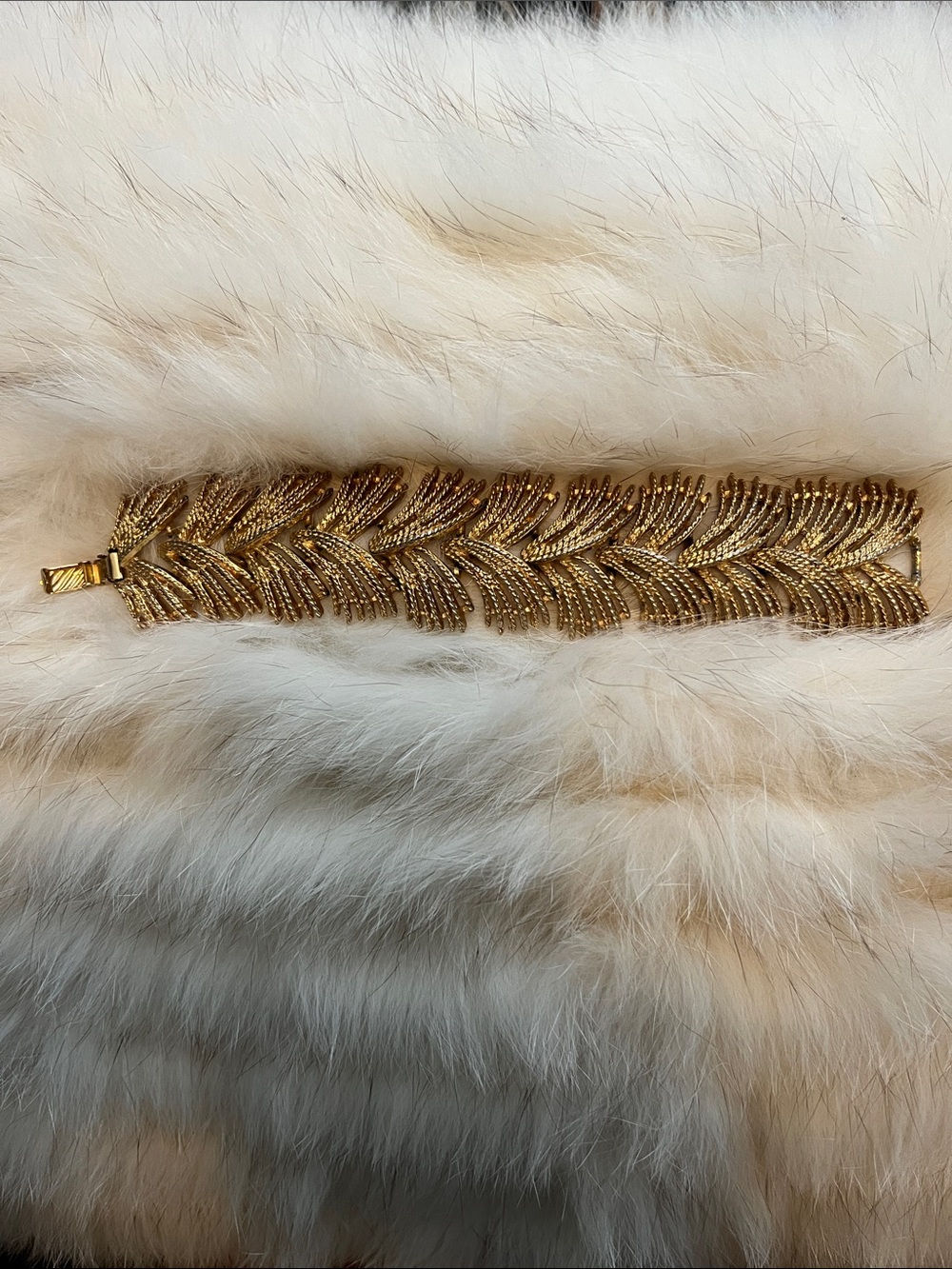 Sara Coventry Vintage "Celestial Spray"Gold-Tone Link Bracelet
